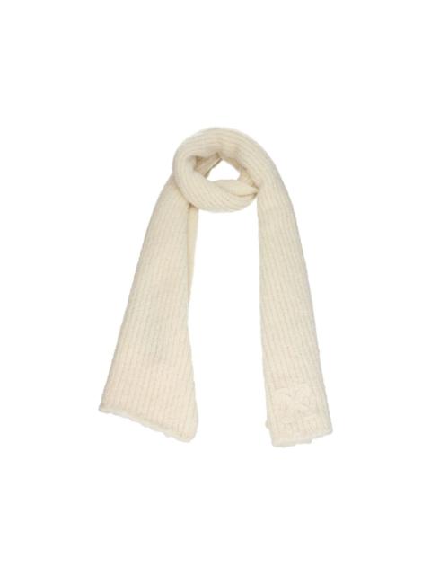 Off-White knitted logo-detail scarf