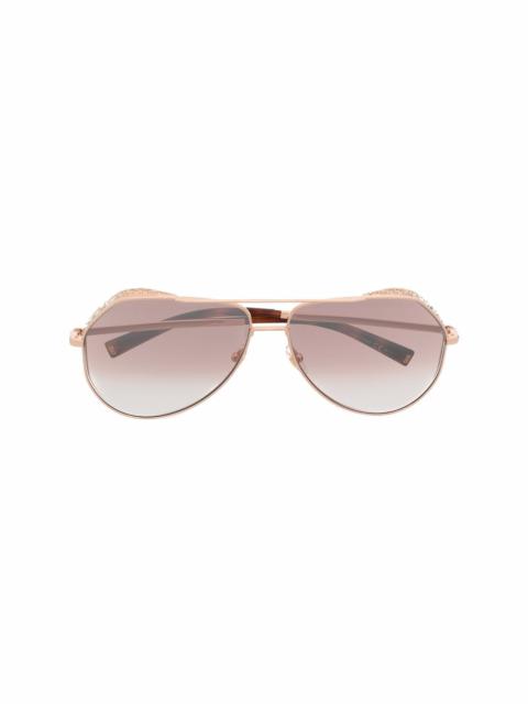 Givenchy embellished pilot-frame sunglasses