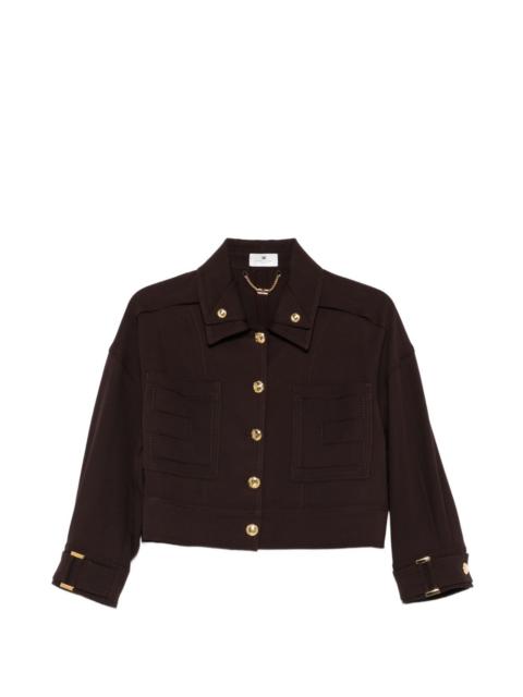 ELISABETTA FRANCHI button-embellished jacket