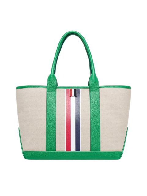 Thom Browne Small Tool Tote With Leather Handle