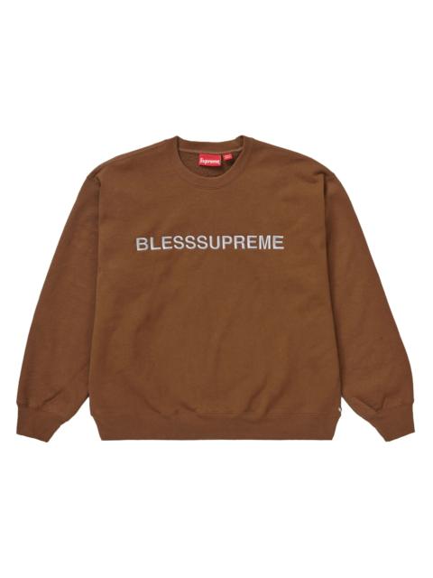 Supreme Supreme Bless Crewneck Brown
