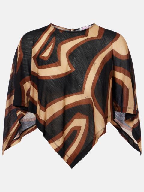 PUCCI Labirinto wool-blend blouse