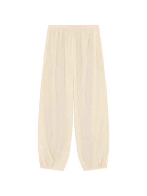 HERSKIND Nya elasticated-waistband cuffed trousers