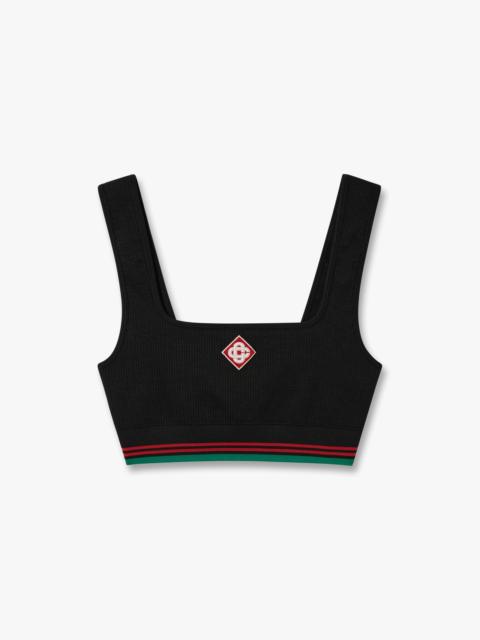 CASABLANCA Black Seamless Bralette