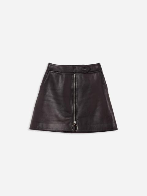 Lanvin LEATHER MINI SKIRT