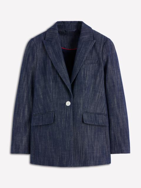 BODEN Woodbridge Twill Blazer-Navy, Indigo