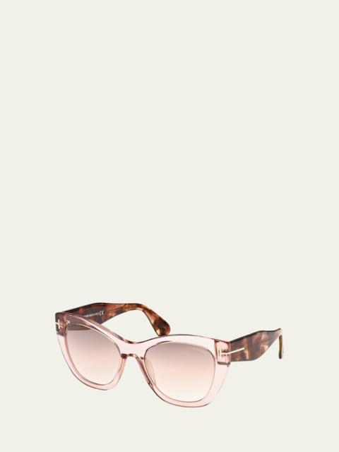 TOM FORD Acetate Cat-Eye Sunglasses
