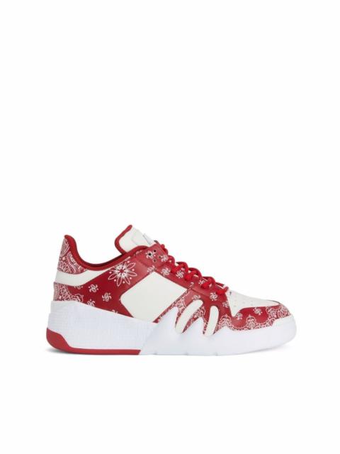 Talon low-top bandana-print sneakers