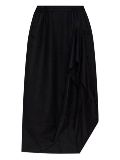 Vivienne Westwood ruffled pocketed asymmetrical skirt