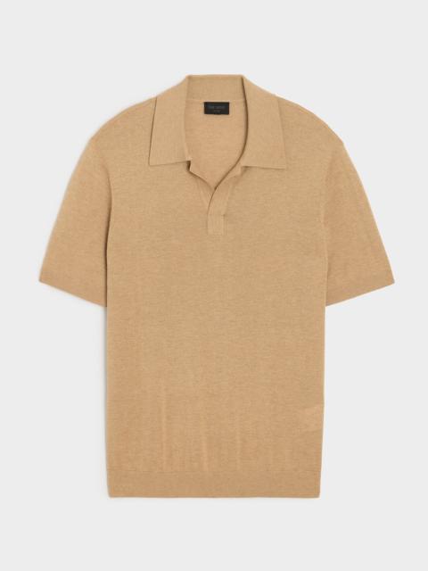 TODD SNYDER Silk-Cashmere Montauk Sweater Polo