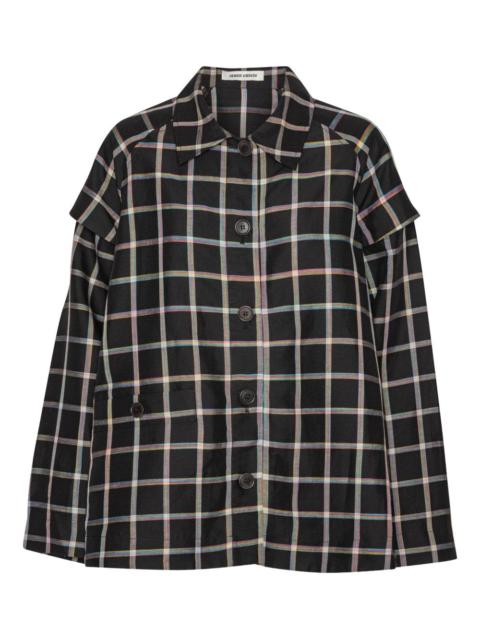 HENRIK VIBSKOV checked shirt