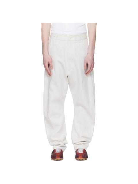 Vivienne Westwood Gray Buckle Back Trousers