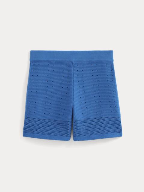 EVERLANE OPEN-KNIT SHORT IN EVERYDAY COTTON