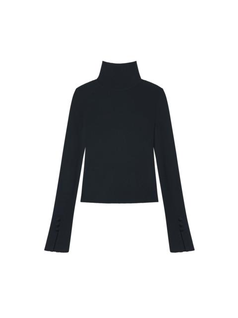 A.L.C. Jett Knit Merino Turtleneck Top