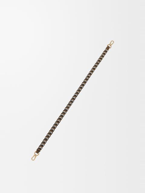 Loewe Woven strap in leather
