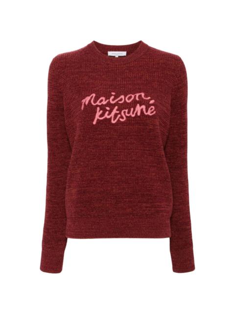 Maison Kitsuné handwriting comfort jumper