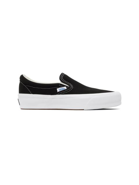 Vans 블랙 LX 슬립 온 재발생 98 운동화