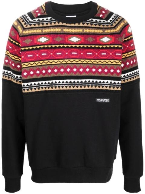 Marcelo Burlon County Of Milan folk-pattern sweatshirt