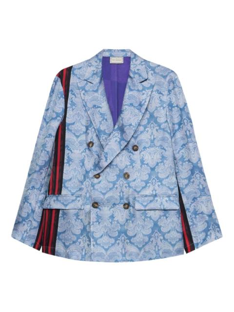 Pierre-Louis Mascia paisley double-breasted jacket