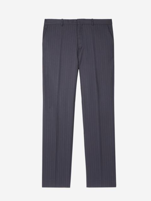 The Kooples NAVY BLUE STRIPED SUIT TROUSERS