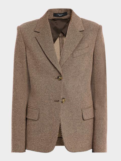 WEEKEND Max Mara Dilly Single-Breasted Jersey Blazer