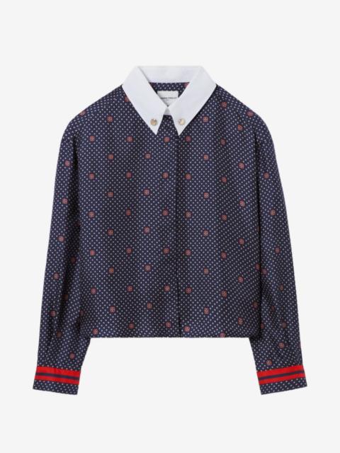 Claudie Pierlot printed silk shirt