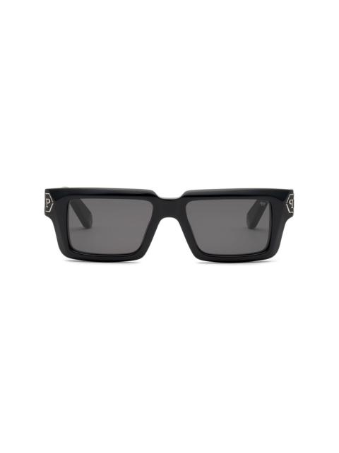 Philipp Plein Mask rectangular-frame Sunglasses - Farfetch