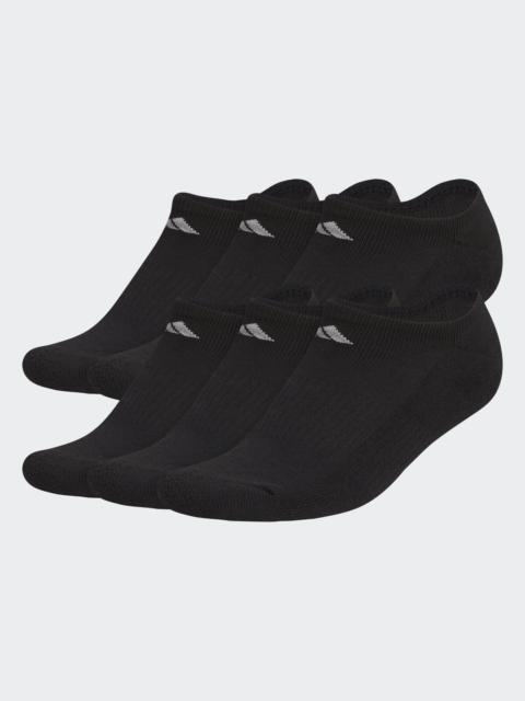 adidas Athletic Cushioned No-Show Socks 6 Pairs