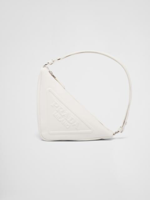 Prada Prada Triangle leather pouch