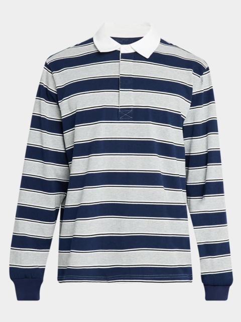Joe's Jeans Men's Cotton Stripe Rugby Shirt