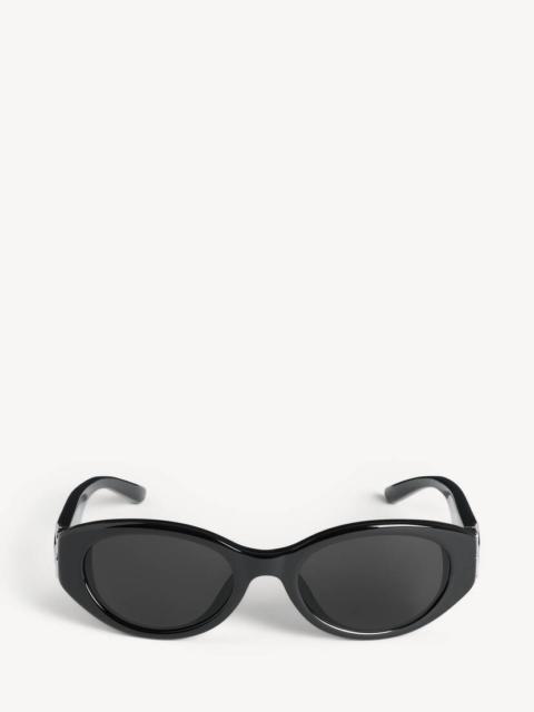 BALENCIAGA Women's Cosmo Round Af Sunglasses in Black