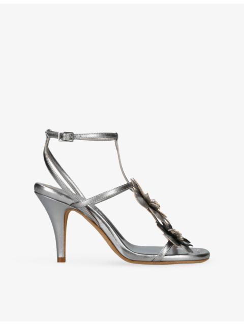 Zimmermann Belara 85 Leather Sandals