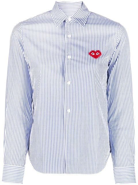 Comme des Garçons PLAY signature heart-patch shirt