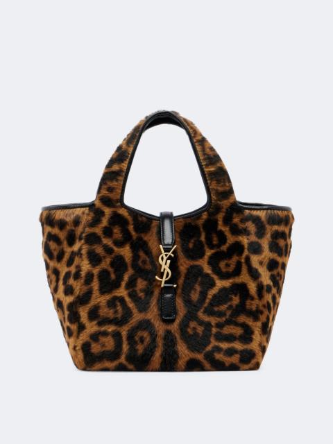 SAINT LAURENT Le 5 à 7 Bea Baby calf hair top-handle bag