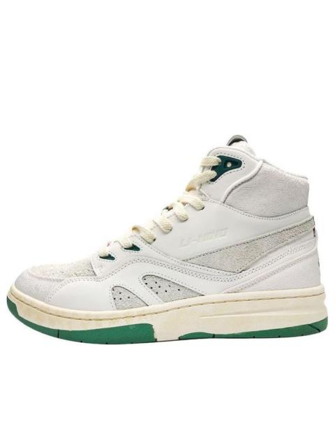 (WMNS) Li-Ning 937 Deluxe Hi x 1807 'White Green' AGBQ136-1