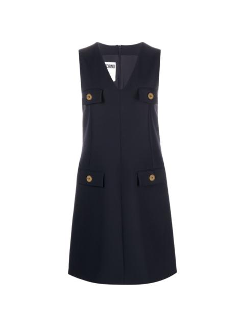 Moschino sleeveless tailored dress