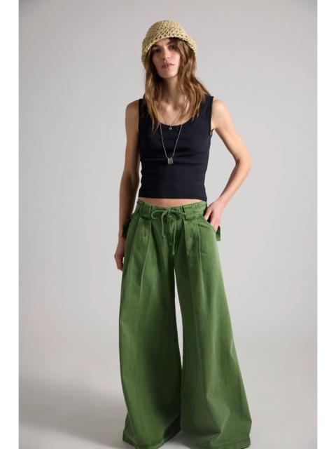 FREE PEOPLE Julien Wide-Leg Chino Trousers