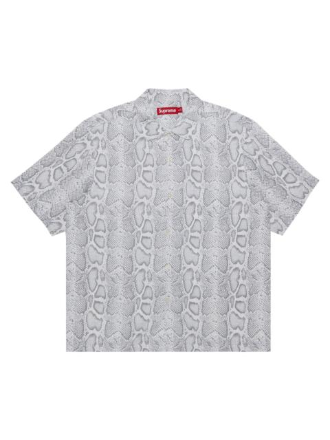 Supreme Snake Short-Sleeve Shirt 'White'