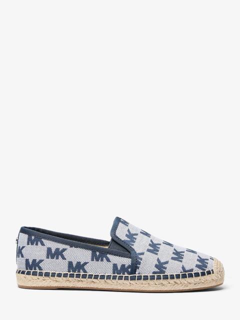 MICHAEL KORS Hastings Logo Jacquard Slip-On Espadrille