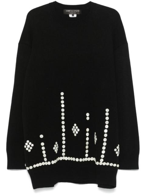 Comme des Garçons Homme Plus button-detailing sweater