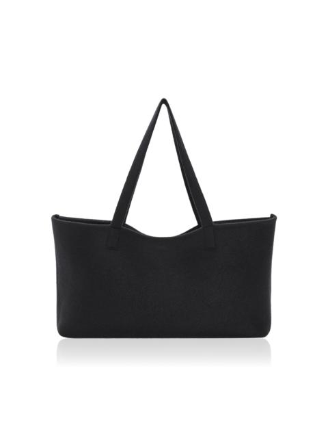 AYA MUSE Winston Large Wool Tote Bag black