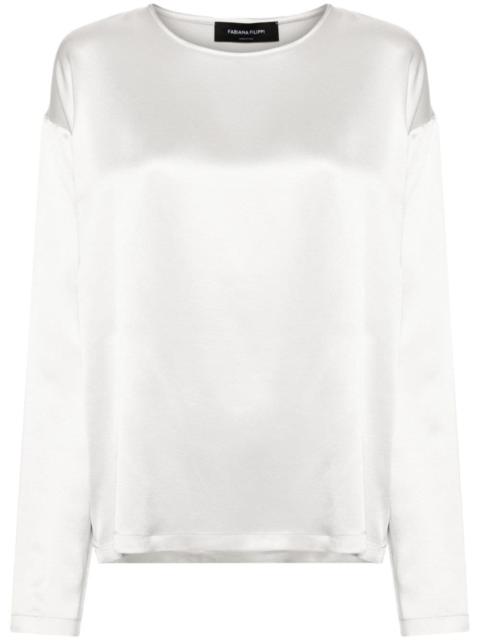 FABIANA FILIPPI silk satin blouse