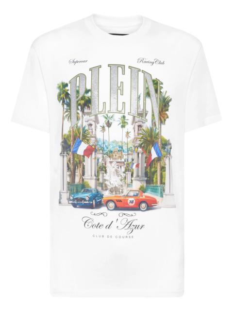 PHILIPP PLEIN 클럽 드 코스 프린트 티셔츠