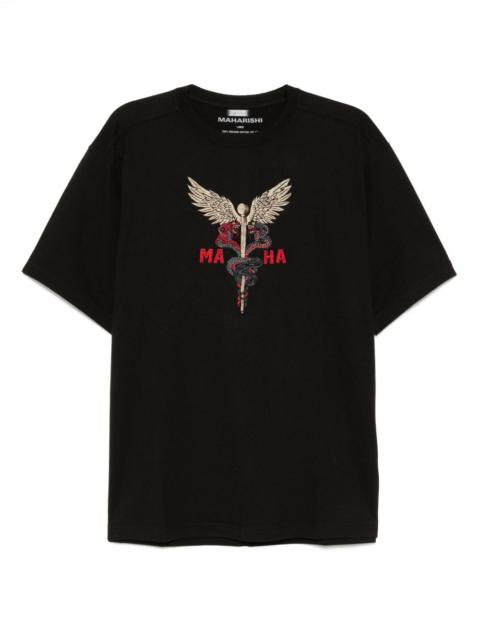 MAHARISHI Caduceus monk T-shirt