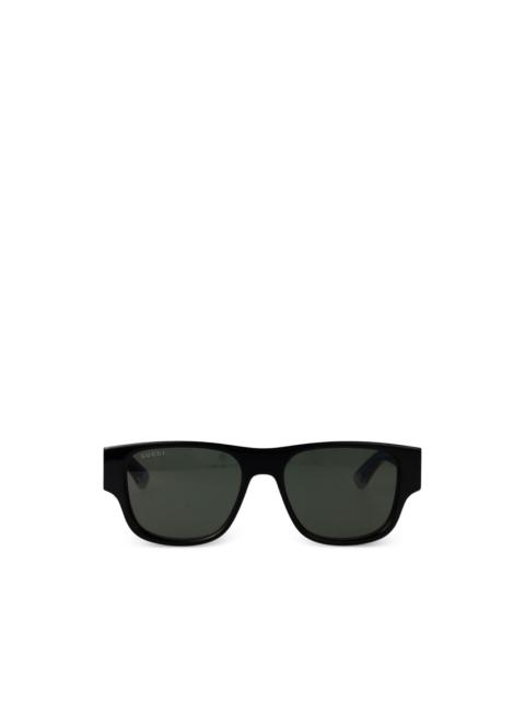 GUCCI rectangle-frame sunglasses