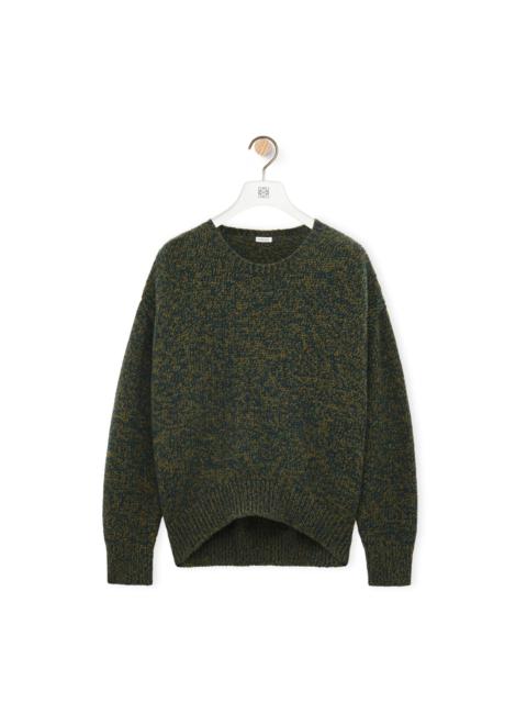 Trompe l'oeil sweater in wool