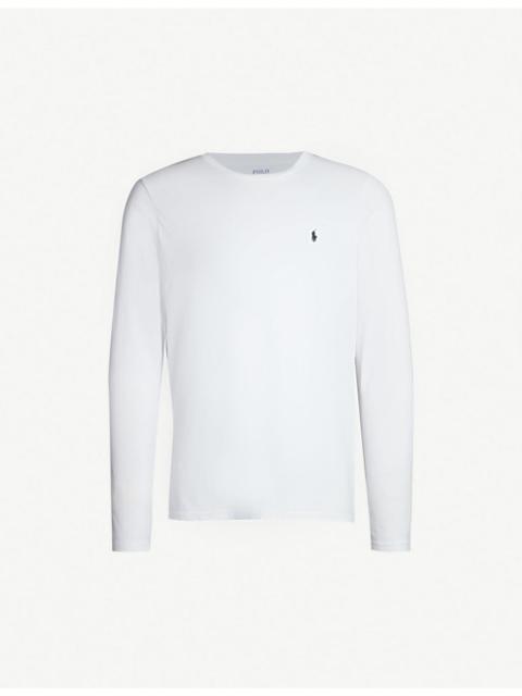 Polo Ralph Lauren Crewneck long-sleeved cotton-jersey T-shirt