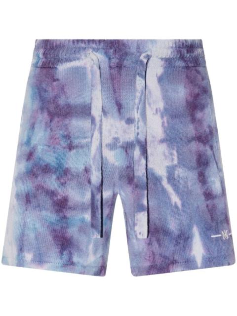 AMIRI tie-dye knitted shorts