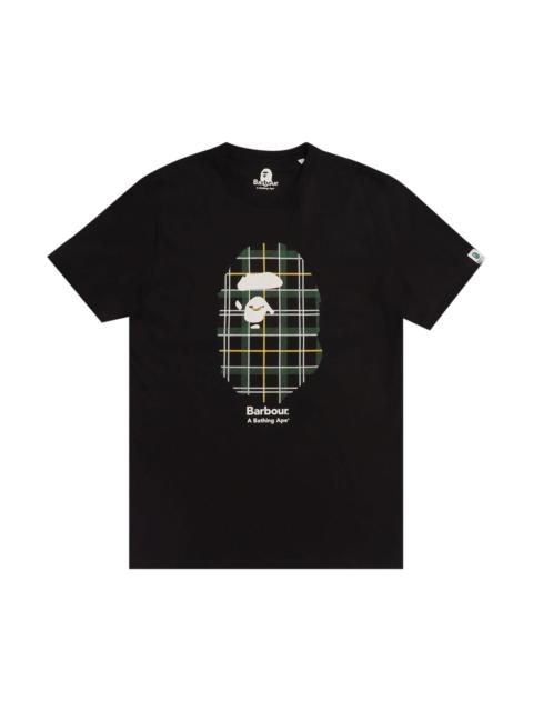 A BATHING APE® BAPE x Barbour Tee 'Black'