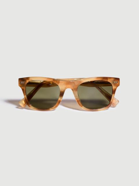 Brunello Cucinelli Mr. Brunello Goldcraft acetate and 18k solid gold sunglasses